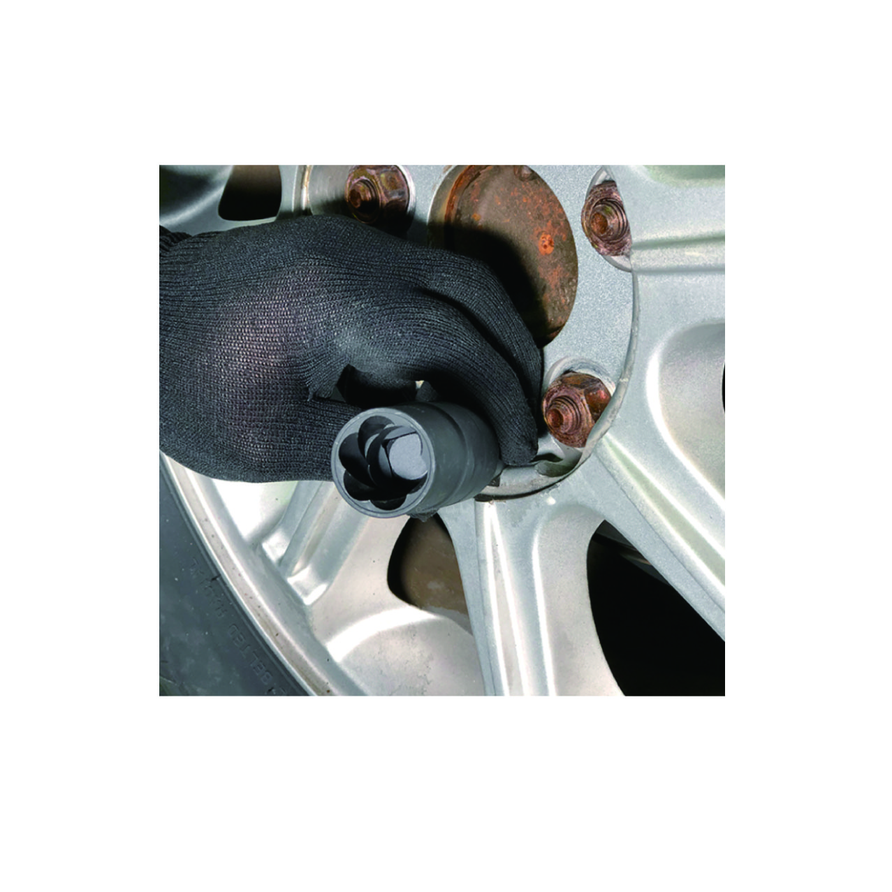 4pcs Wheel Nut Removal Socket Set